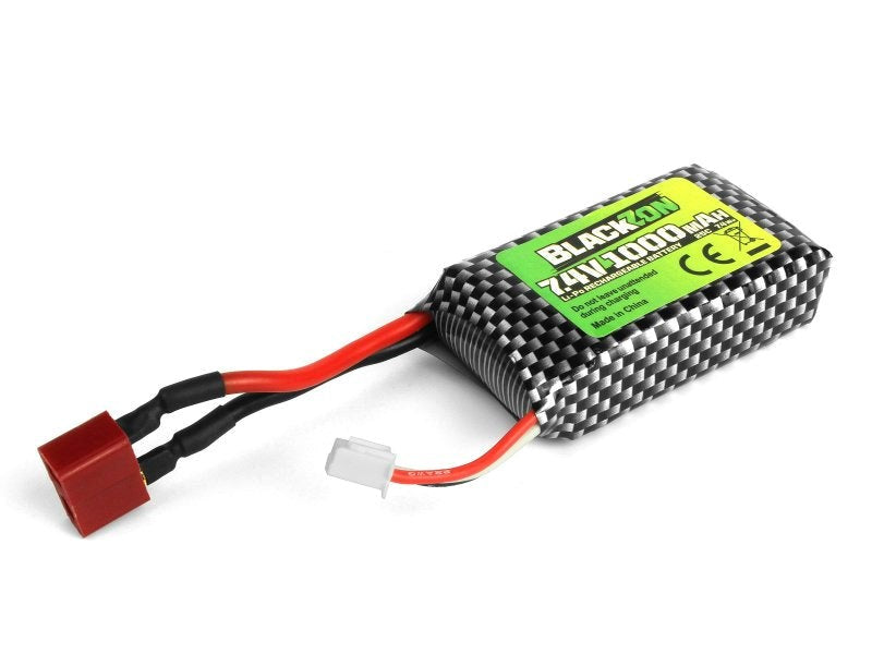 Blackzon 540223 Battery: LiIon 7.4v 1000MAh T