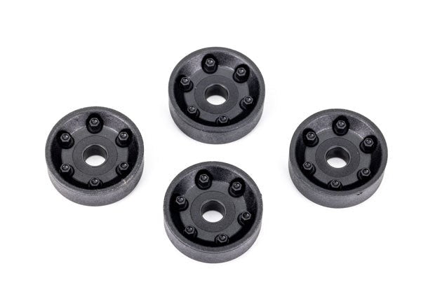 Traxxas 10257-BLK Aluminum Wheel Washers (4) (8559511666925)