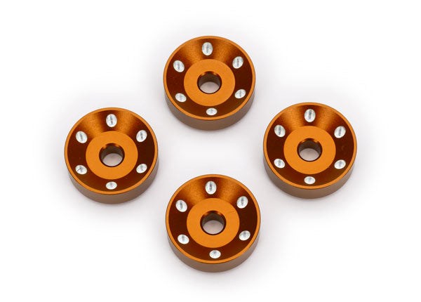 Traxxas 10257-ORNG Wheel Washers Alum Orange (8559511863533)