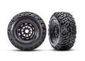 Traxxas 10272 T&W Black Wheel Maxx SC Tires (L&R) (8559512486125)