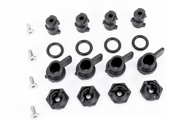 Traxxas 10318 Hatch Mount Nuts/Shafts/O-Rings (8559520317677)