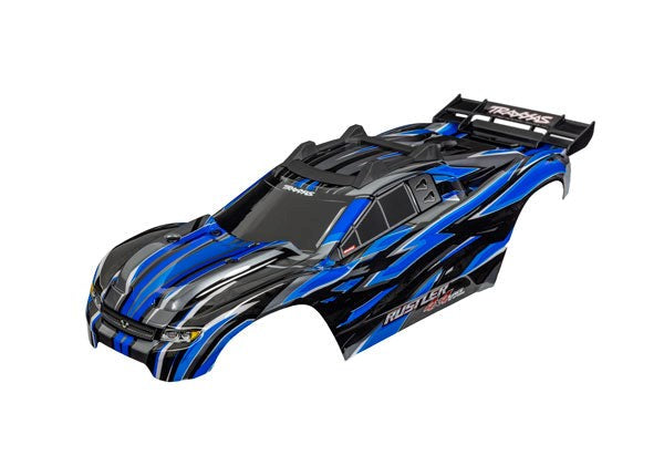 Traxxas 6785-BLUE Body Rustler 4X4 Vxl Blue