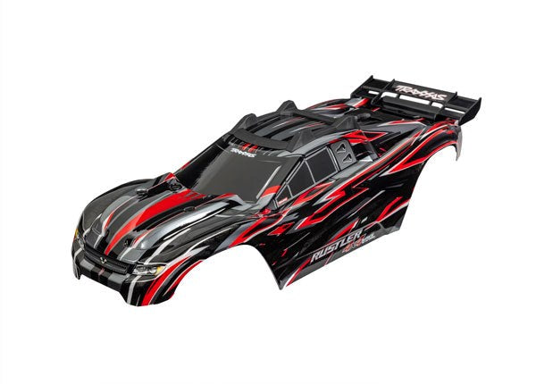 Traxxas 6785-RED Body Rustler 4X4 Vxl Red