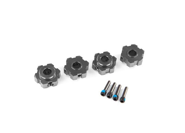 Traxxas 8956-GRAY Wheel Hubs Hex Alum Gray
