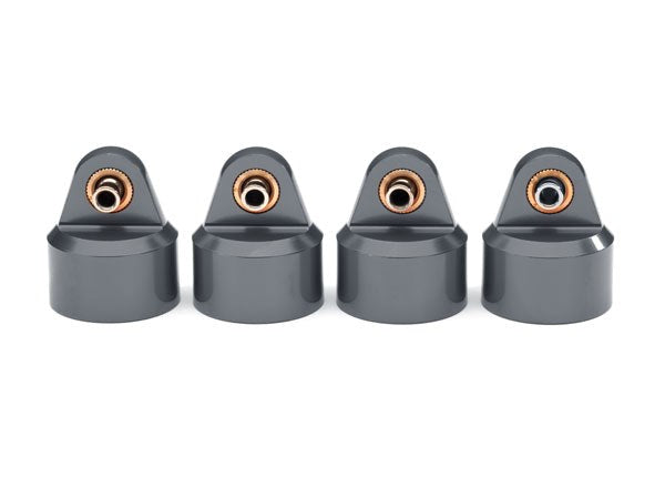 Traxxas 8964-GRAY Shock Cap Alum Gt-Maxx Gray (8559523528941)