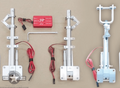 Seagull Models ER-120 84 & 100 Retracts for Super Tucano T-27 15-20cc RC Aircraft Retract Set