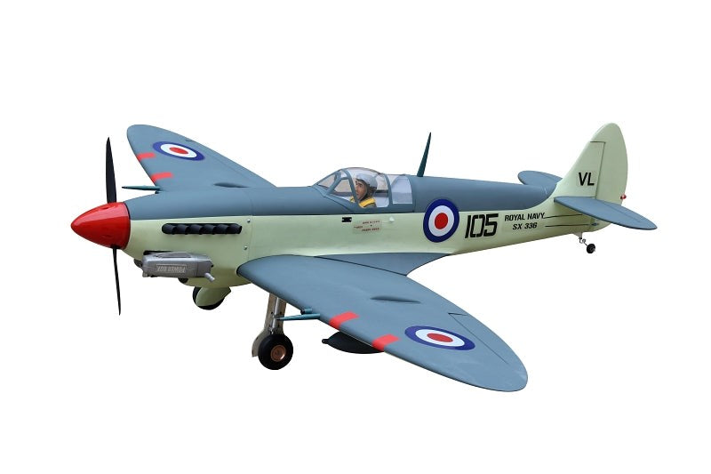 Seagull Models Supermarine Seafire 65in 20cc Matte Finish RC Warbird