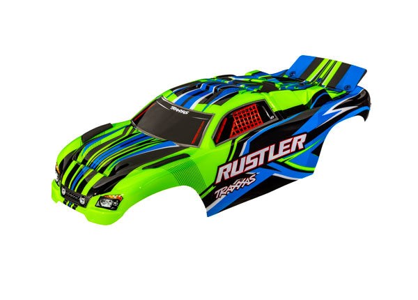 Traxxas Rustler Clipless RC Car Body 1/10 Scale (2)