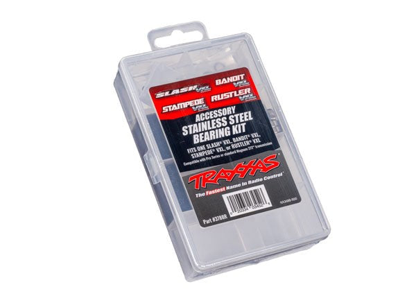 Traxxas 3788R Bearing Kit Stainless 2WD Vxl 272R (8814943797485)