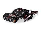 Traxxas Slash 4X4 Black RC Car Body 1/16 Scale