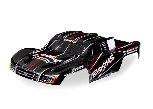 Traxxas 7027 Body 1/16 Slash 4X4 Black