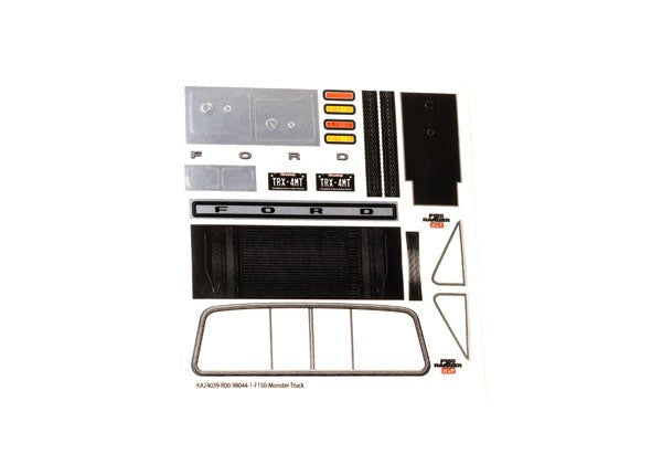 Traxxas 9899 Decal Sheet Trx-4M Ford F150