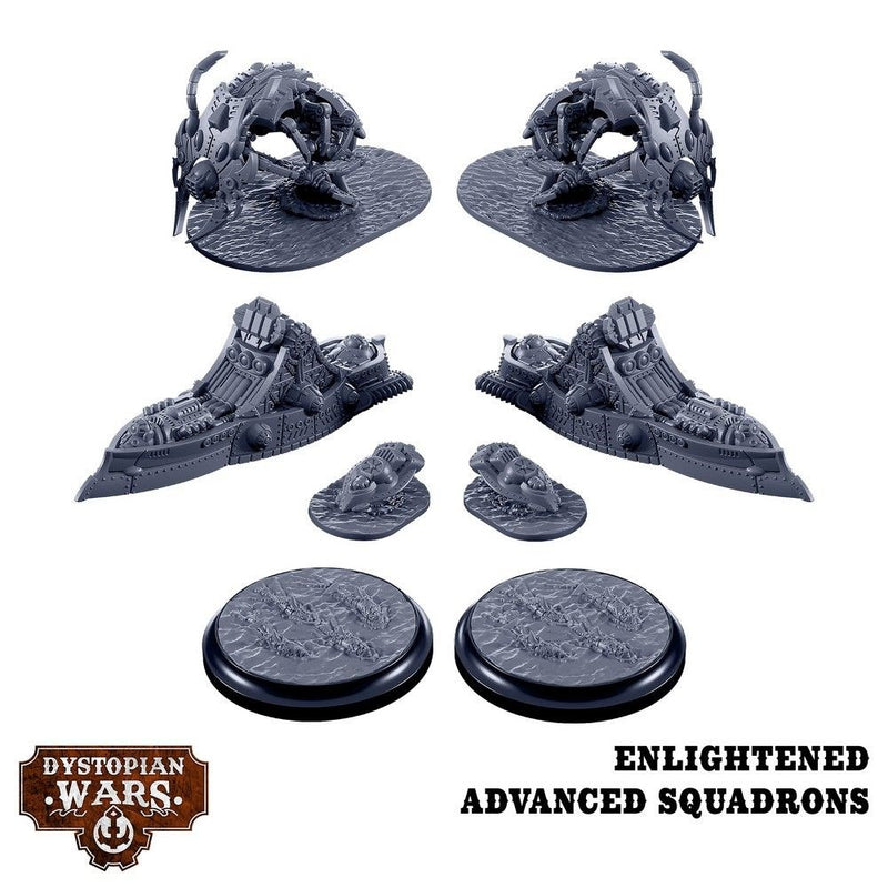 Warcradle DWA100010 Dystopian Wars: Enlightened Advanced Squadrons