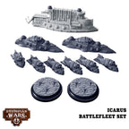 Warcradle Dystopian Wars: Icarus Battlefleet Set (2)
