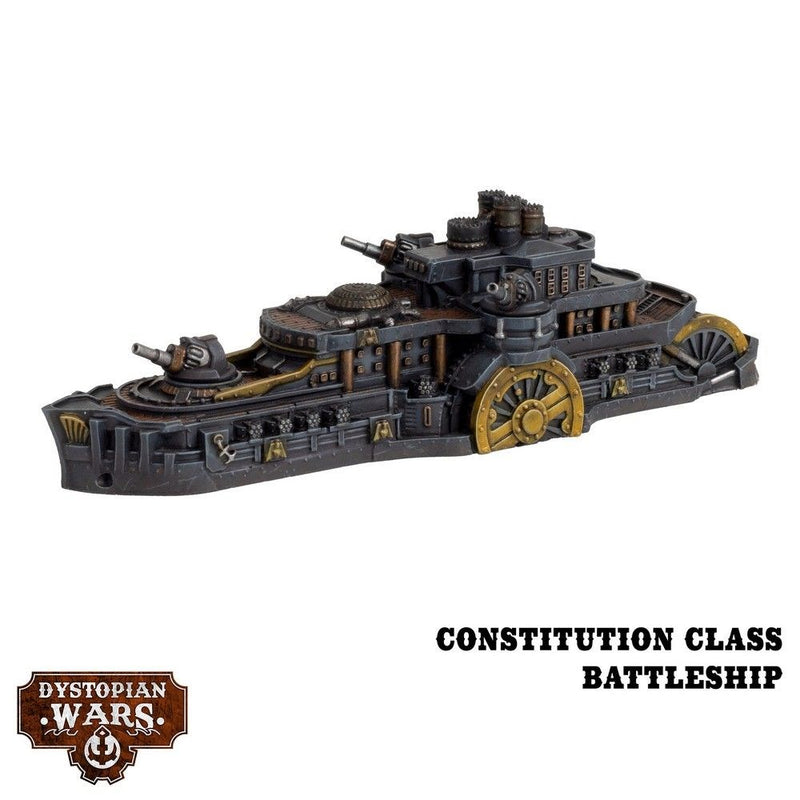 Warcradle DWA120000 Dystopian Wars: Union Starter Set -  Faction Battlefleet