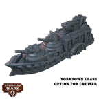 Warcradle Dystopian Wars: Constitution Battlefleet Set (2)