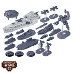 Warcradle Dystopian Wars: Independence Battlefleet Set (2)