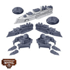 Warcradle Dystopian Wars: Ganges Battlefleet Set (2)