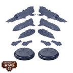 Warcradle Dystopian Wars: Japanese Support Squadrons (2)