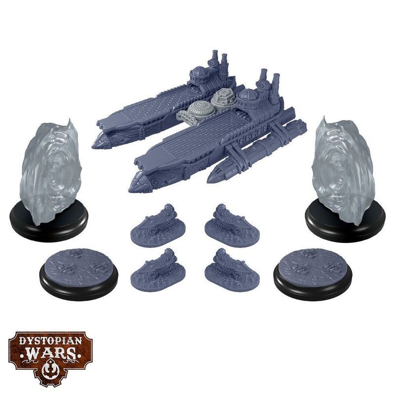 Warcradle DWA240011 Dystopian Wars: Topkapi Battlefleet Set
