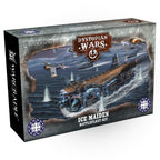 Warcradle Dystopian Wars: Ice Maiden Battlefleet Set
