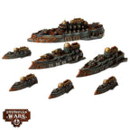 Warcradle Dystopian Wars: Oriflamme Battlefleet Set (2)