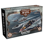 Warcradle Dystopian Wars: Black Wolf Battlefleet Set