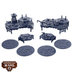 Warcradle Dystopian Wars: Sturginium Platforms & Objectives Set (2)