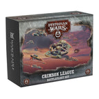 Warcradle Dystopian Wars: Crimson League Battlefleet Set