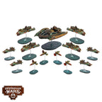 Warcradle Dystopian Wars: Crimson League Battlefleet Set (2)