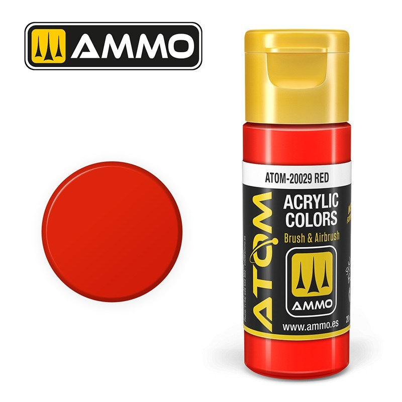 AMMO by Mig Jimenez ATOM-20029 Atom Color Red 20ml