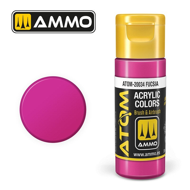AMMO by Mig Jimenez ATOM-20034 Atom Color Fucsia 20ml