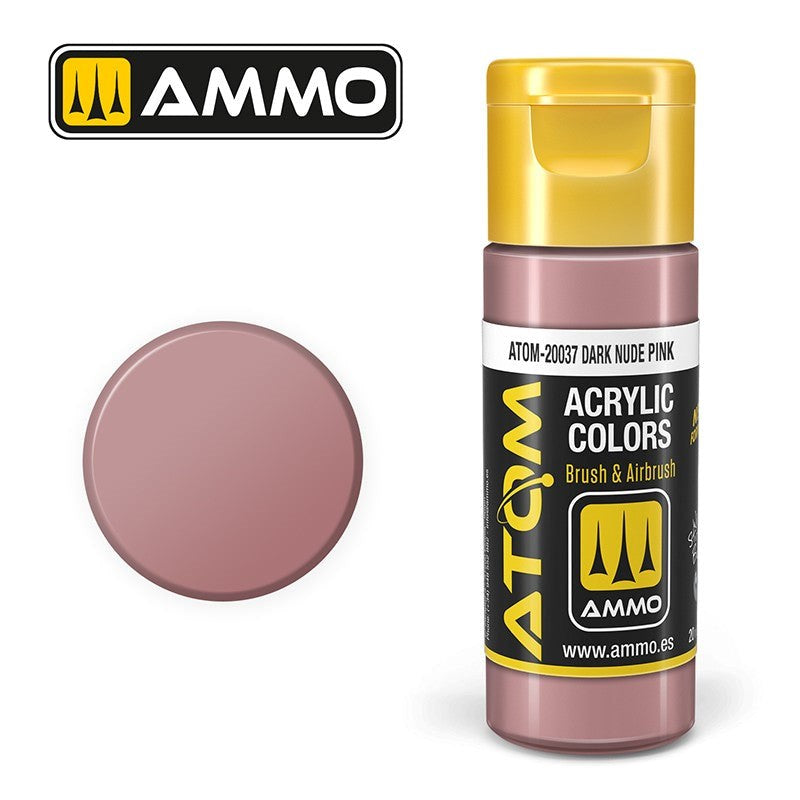 AMMO by Mig Jimenez ATOM-20037 Atom Color Dark Nude Pink 20ml (8938432692461)
