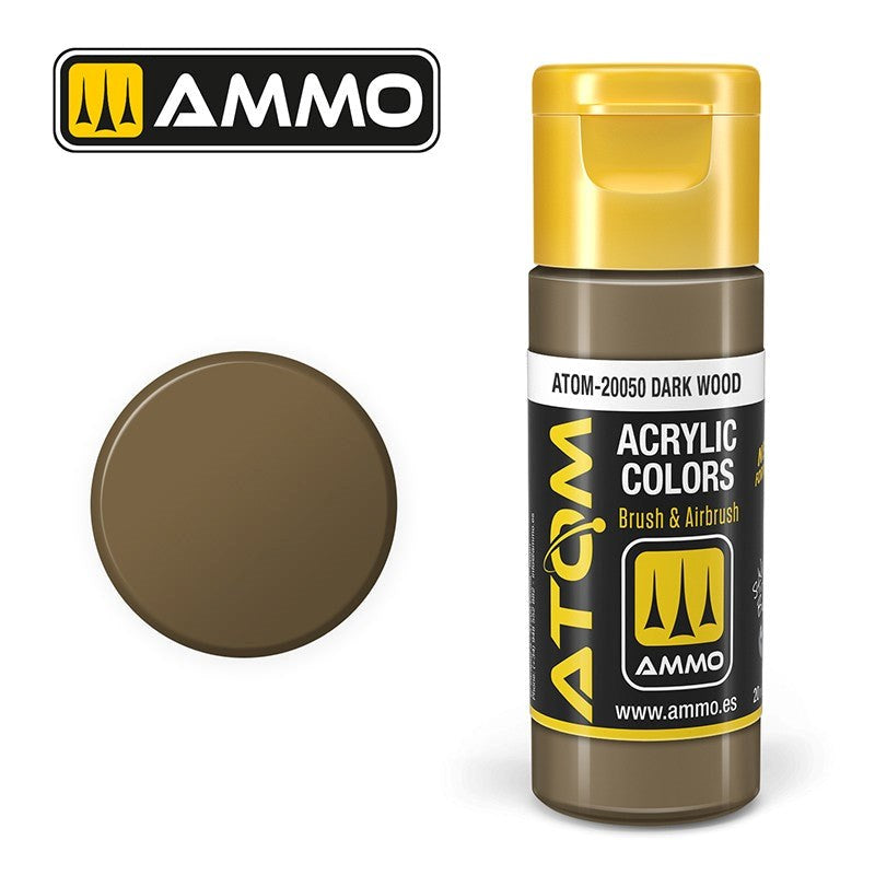 AMMO by Mig Jimenez ATOM-20050 Atom Color Dark Wood 20ml