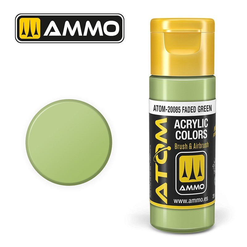 AMMO by Mig Jimenez ATOM-20085 Atom Color Faded Green 20ml