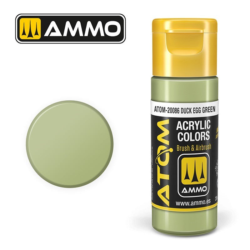 AMMO by Mig Jimenez ATOM-20086 Atom Color Duck Egg Green 20ml