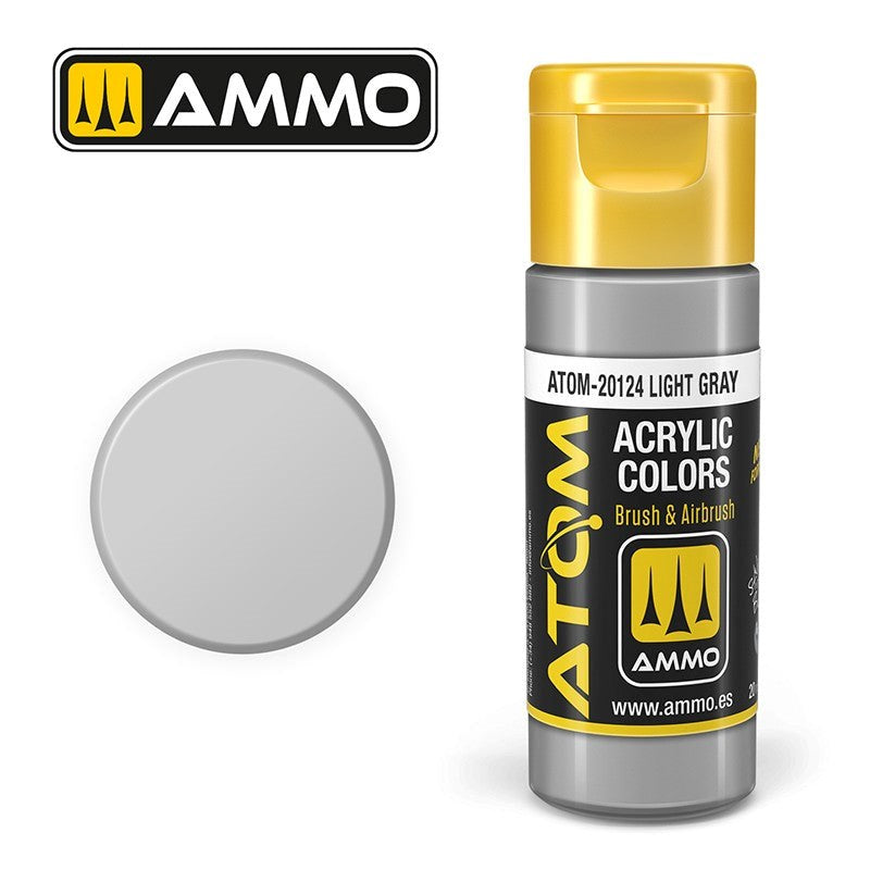 AMMO by Mig Jimenez ATOM-20124 Atom Color Light Gray 20ml