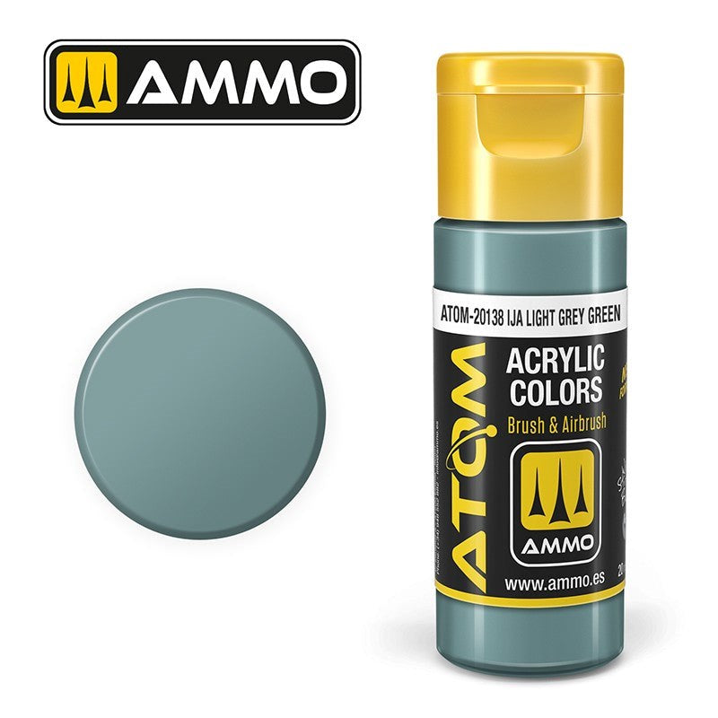 AMMO by Mig Jimenez ATOM-20138 Atom Color Ija Light Grey Green 20ml