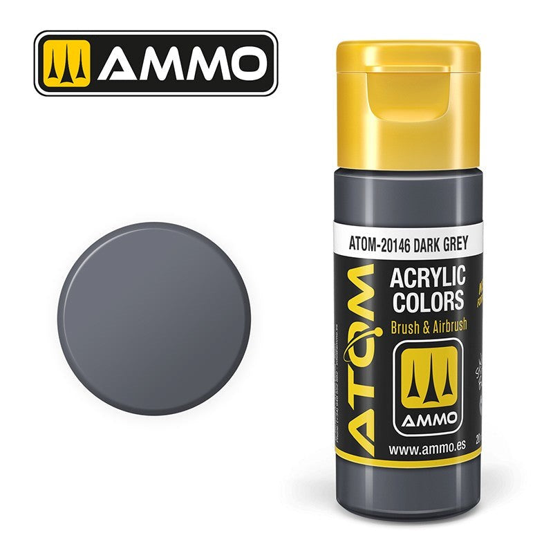 AMMO by Mig Jimenez ATOM-20146 Atom Color Dark Grey 20ml