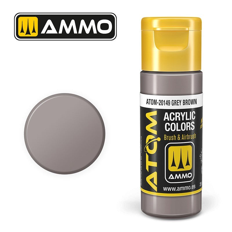 AMMO by Mig Jimenez ATOM-20149 Atom Color Grey Brown 20ml
