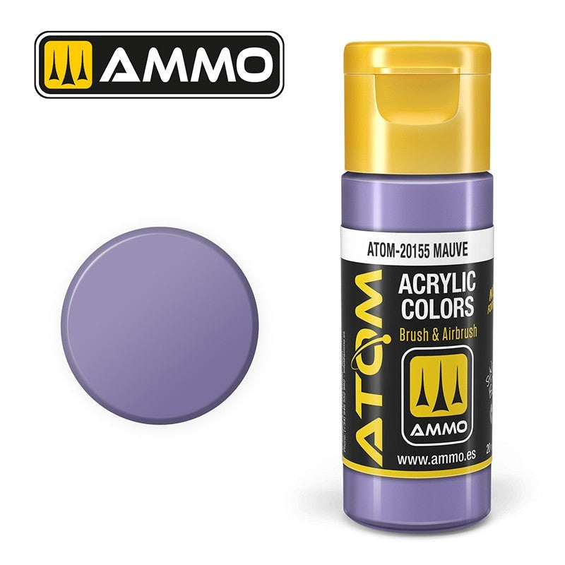 AMMO by Mig Jimenez ATOM-20155 Atom Color Mauve 20ml