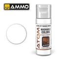 AMMO by Mig Jimenez ATOM-20177 Atom Color Washable White 20ml (8938443178221)