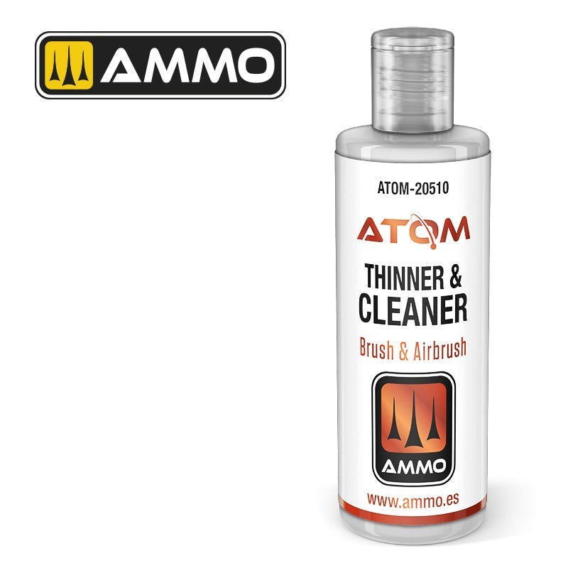 AMMO by Mig Jimenez ATOM-20510 Atom Color Thinner And Cleaner 60ml (8938443505901)