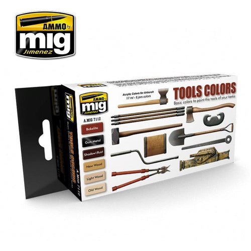 AMMO by Mig Jimenez ATOM-20723 Atom Color  Tools Colors Set (8938444751085)