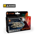 AMMO by Mig Jimenez ATOM-20808 Atom Color Gravity Set 5 Grey Set (8938445275373)