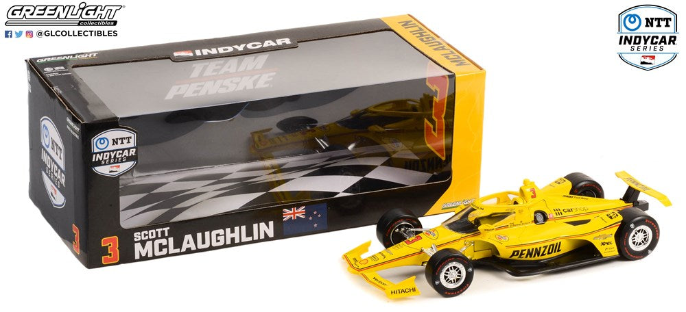 GreenLight GL-11160 1/18 2022 NTT IndyCar- #3 Scott McLaughlin/ Pennzoil (Road Course) (8867952722157)