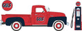 GreenLight GL-12984 1/18 1952 GMC 150 Gulf Oil with Vinatage Gas Pump (8867953279213)