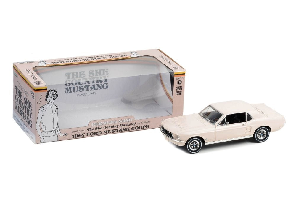 GreenLight GL-13642 1/18 1967 Ford Mustang Coupe (8867954131181)