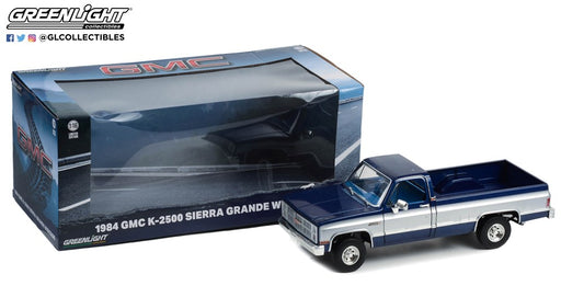 GreenLight GL-13659 1/18 1984 GMC K-2500 Sierra Grande Wideside (8867954622701)