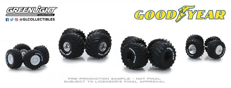 GreenLight GL-16030-B 1/64 Wheel & Tire Pack (8867955376365)